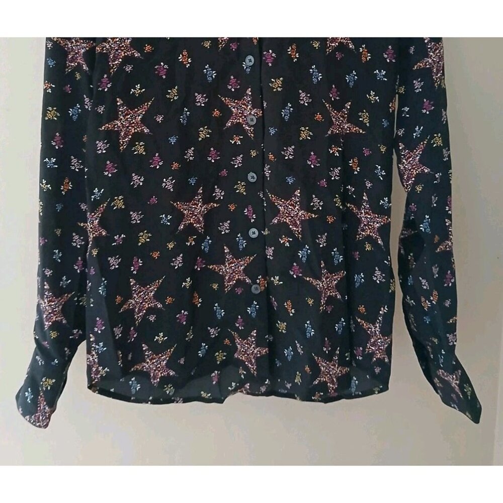 Boden 100% Silk Button Down Blouse - Picture 4 of 9